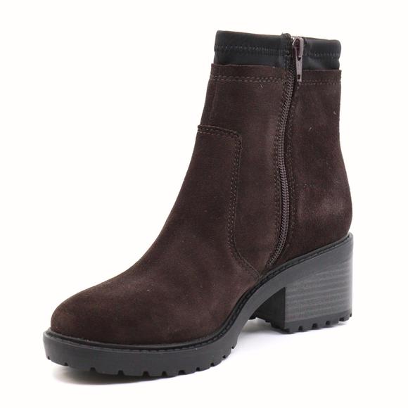 NEW SALVIA demi boot in cafe suede - Picture 3 of 8